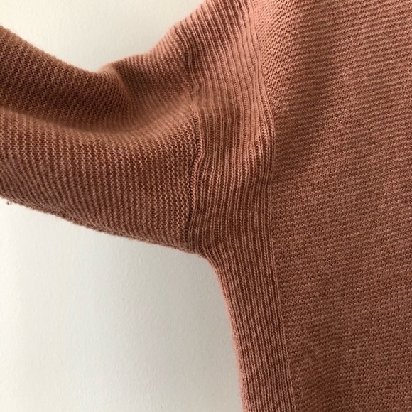 Madewell Kimball Pink Ribbed Pullover Sweater - Picture 6 of 7